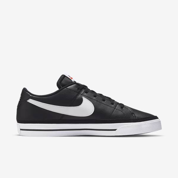 Nike Court Legacy Sneakers Heren Zwart Wit | NK401NCY