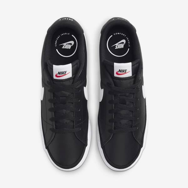 Nike Court Legacy Sneakers Heren Zwart Wit | NK401NCY