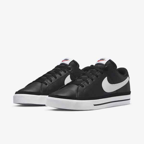 Nike Court Legacy Sneakers Heren Zwart Wit | NK401NCY