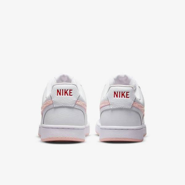 Nike Court Vision LO Sneakers Dames Wit Rood | NK795CAI