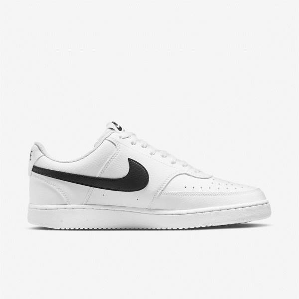 Nike Court Vision Low Next Nature Sneakers Heren Wit Zwart | NK682HXA