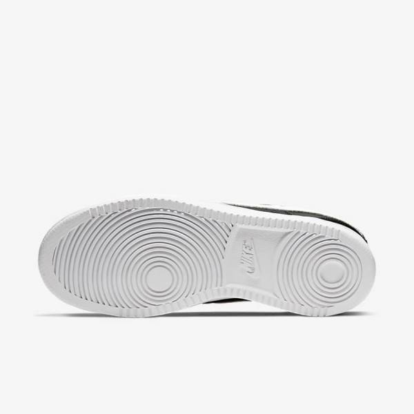 Nike Court Vision Low Sneakers Dames Zwart Wit | NK819HIC