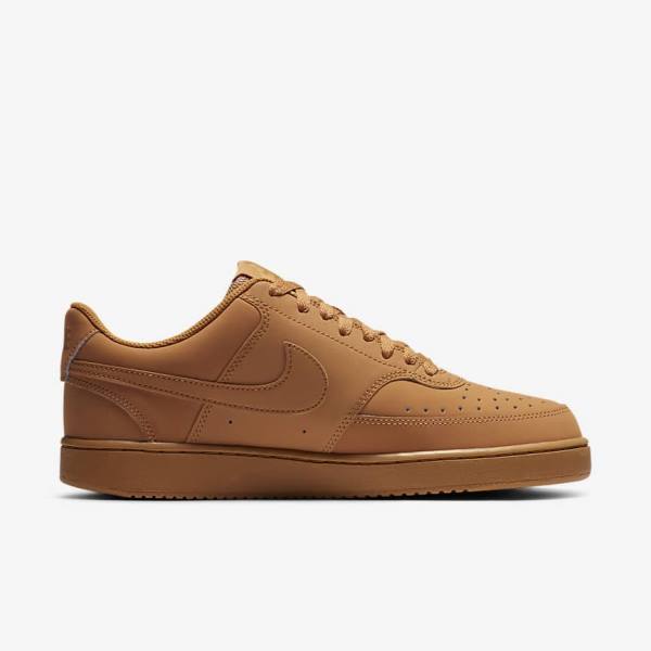 Nike Court Vision Low Sneakers Heren Bruin | NK912TJW