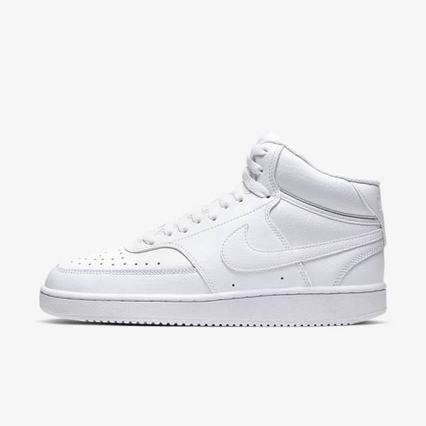 Nike Court Vision Mid Sneakers Dames Wit | NK063OPI