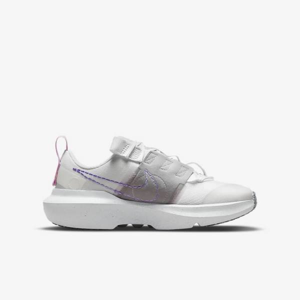 Nike Crater Impact Older Sneakers Kinderen Wit Grijs Roze Paars | NK934YHN