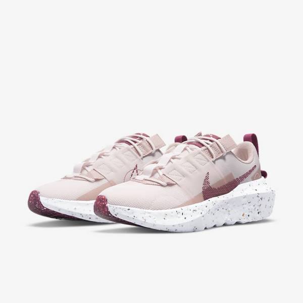 Nike Crater Impact Sneakers Dames Lichtroze Wit Bordeaux | NK806OEQ