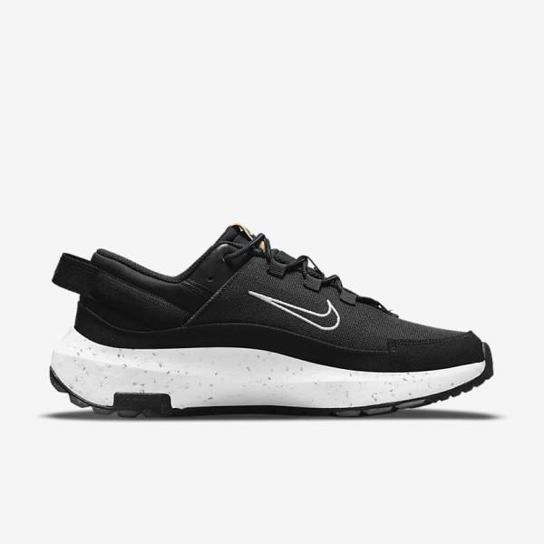 Nike Crater Remixa Sneakers Dames Zwart Donkergrijs Wit | NK306PAR