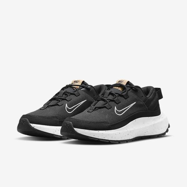 Nike Crater Remixa Sneakers Dames Zwart Donkergrijs Wit | NK306PAR