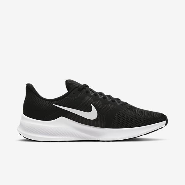 Nike Downshifter 11 Weg Hardloopschoenen Dames Zwart Donkergrijs Wit | NK632BMQ