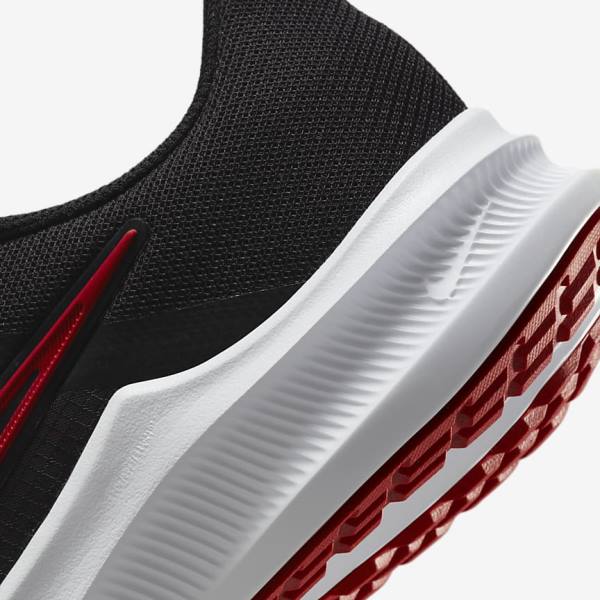 Nike Downshifter 11 Weg Hardloopschoenen Heren Zwart Wit Donkergrijs Rood | NK698OHE