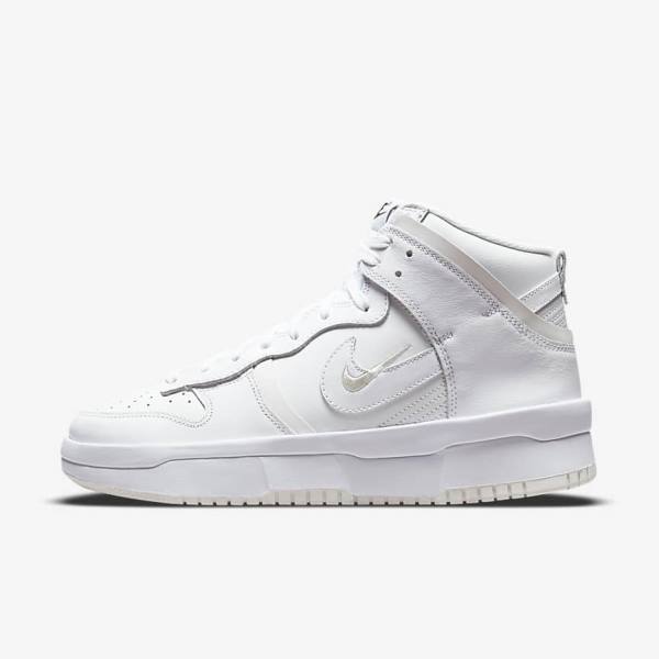 Nike Dunk High Up Sneakers Dames Wit Zwart Wit | NK632EBF