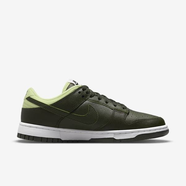 Nike Dunk Low LX Sneakers Dames Olijfgroen Groen | NK106UNJ