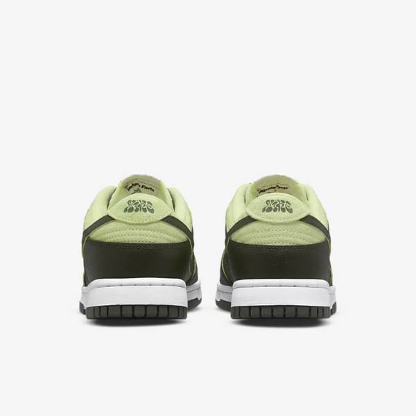 Nike Dunk Low LX Sneakers Dames Olijfgroen Groen | NK106UNJ