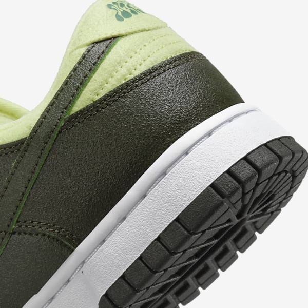 Nike Dunk Low LX Sneakers Dames Olijfgroen Groen | NK106UNJ