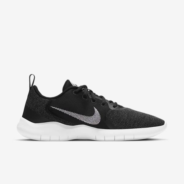 Nike Flex Experience Run 10 Weg Hardloopschoenen Dames Zwart Donkergrijs Wit | NK893ODC