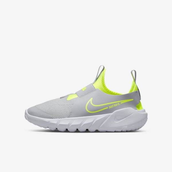 Nike Flex Runner 2 Older Weg Hardloopschoenen Kinderen Grijs Blauw | NK362URZ