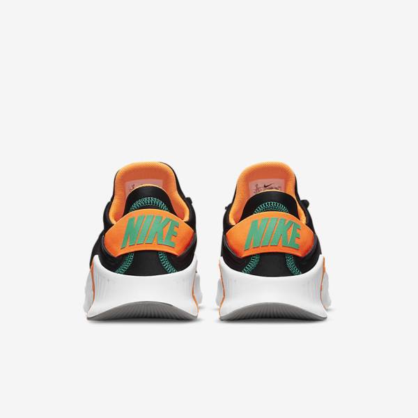 Nike Free Metcon 4 Fitness Schoenen Dames Zwart Oranje Wit Turquoise | NK456AVE