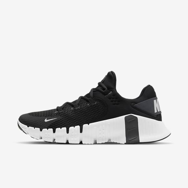 Nike Free Metcon 4 Fitness Schoenen Dames Zwart Grijs | NK759JXV