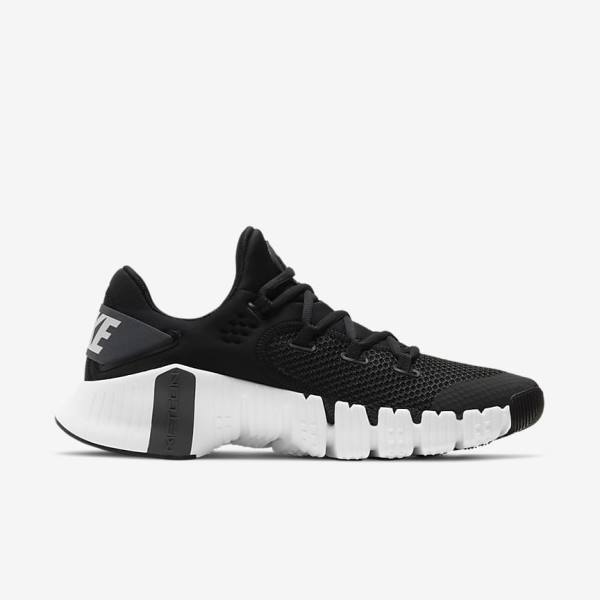 Nike Free Metcon 4 Fitness Schoenen Heren Zwart Grijs | NK837YPB