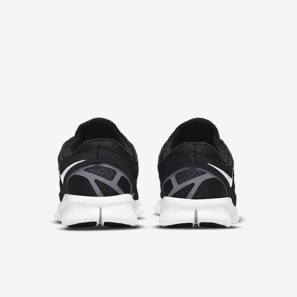 Nike Free Run 2 Sneakers Dames Zwart Donkergrijs Wit | NK597WPC