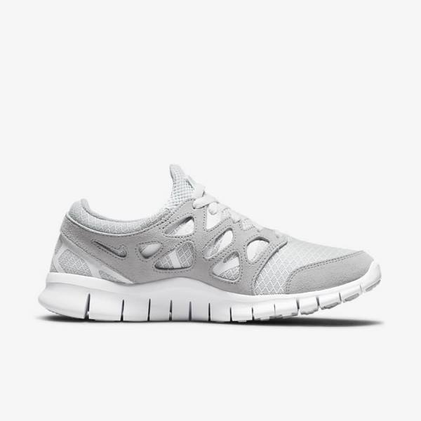 Nike Free Run 2 Sneakers Heren Grijs Wit Platina | NK317BXM