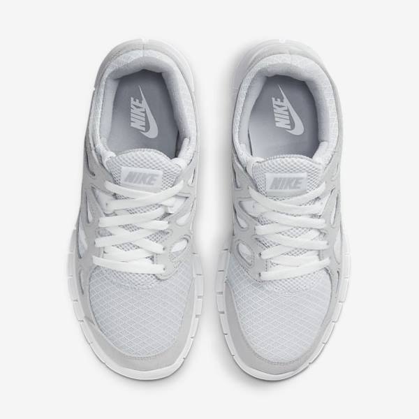 Nike Free Run 2 Sneakers Heren Grijs Wit Platina | NK317BXM