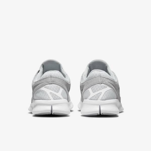 Nike Free Run 2 Sneakers Heren Grijs Wit Platina | NK317BXM