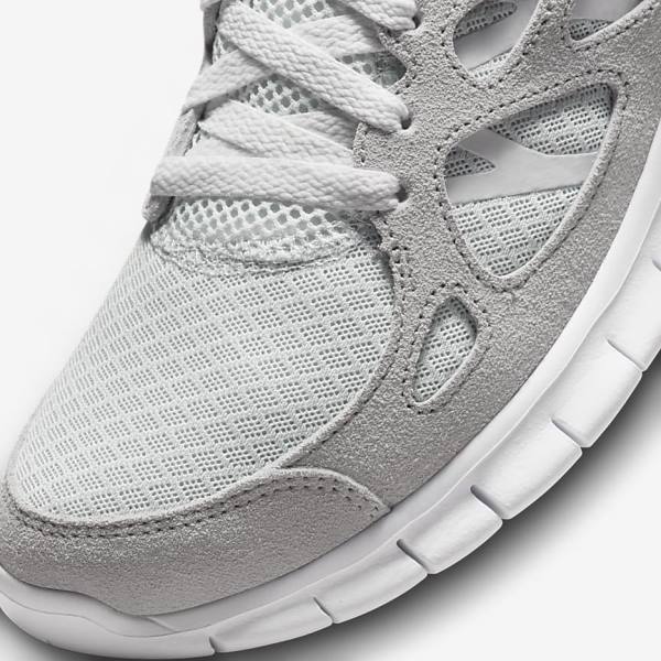 Nike Free Run 2 Sneakers Heren Grijs Wit Platina | NK317BXM