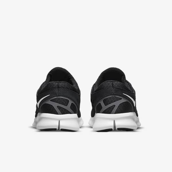 Nike Free Run 2 Sneakers Heren Zwart Donkergrijs Wit | NK154EDU