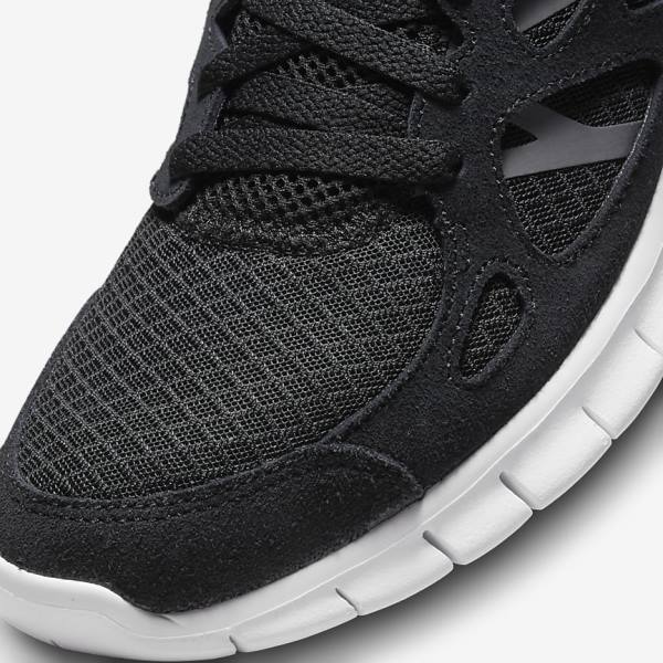 Nike Free Run 2 Sneakers Heren Zwart Donkergrijs Wit | NK154EDU