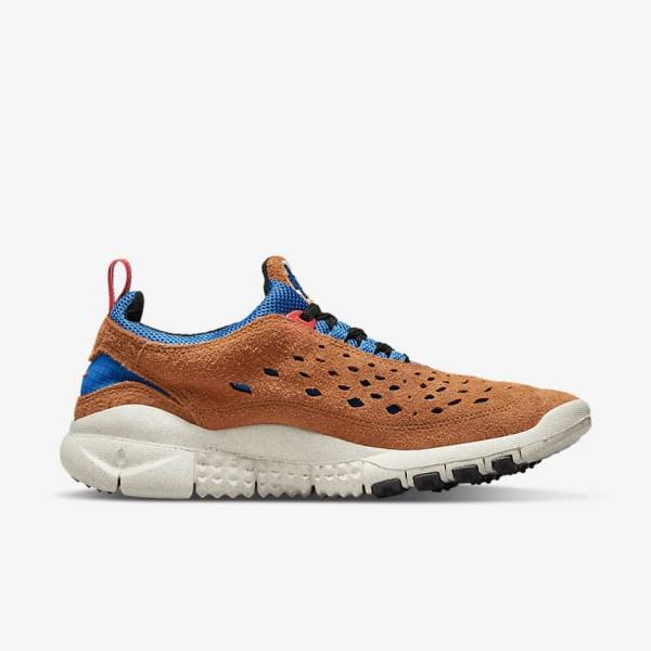 Nike Free Run Trail Sneakers Heren Blauw Lichtroom Rood | NK281MXW