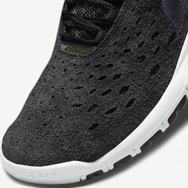 Nike Free Run Trail Sneakers Heren Zwart Wit Donkergrijs | NK268TXE