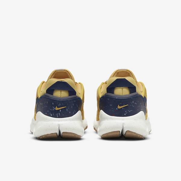 Nike Free Terra Vista Sneakers Heren Goud Donkerblauw | NK092COH