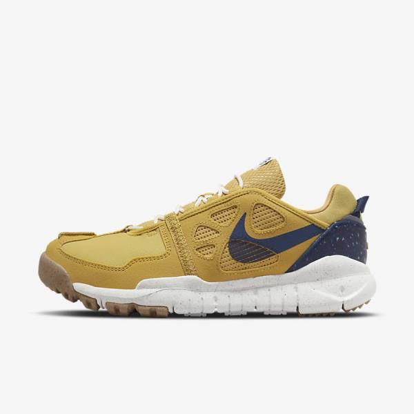 Nike Free Terra Vista Sneakers Heren Goud Donkerblauw | NK092COH