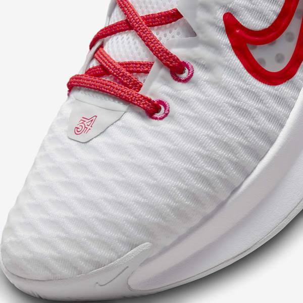 Nike Giannis Immortality Basketbalschoenen Dames Wit Roze Platina Rood | NK975IXR