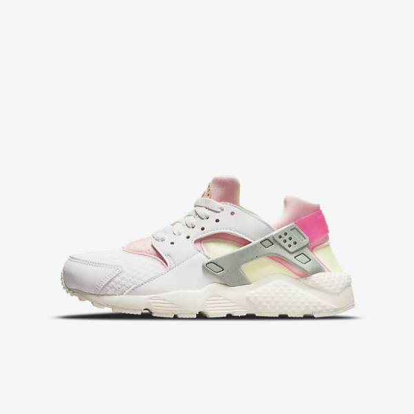 Nike Huarache Run Older Sneakers Kinderen Wit | NK182LUT