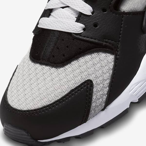 Nike Huarache Run Older Sneakers Kinderen Zwart Grijs Wit Rood | NK184DBR