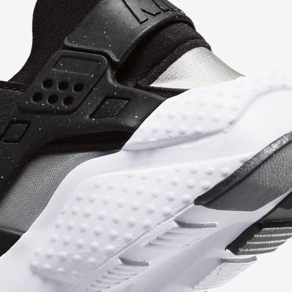 Nike Huarache Run Older Sneakers Kinderen Zwart Grijs Wit Rood | NK184DBR