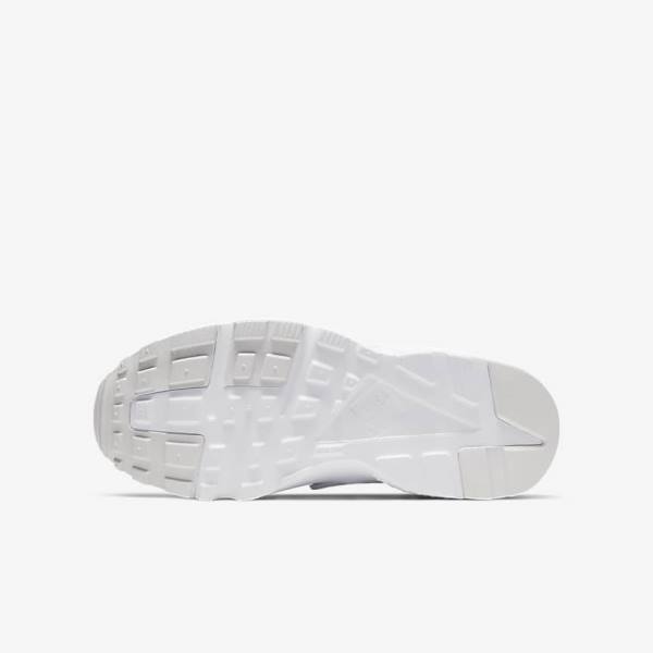 Nike Huarache Run Older Sneakers Kinderen Wit Platina Wit | NK452VFK