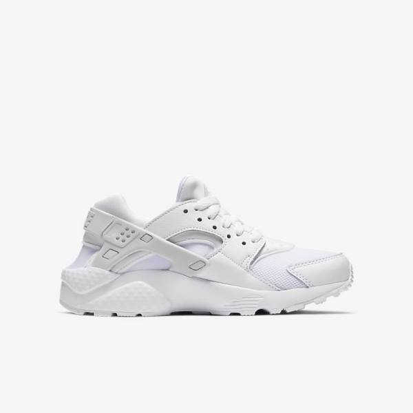 Nike Huarache Run Older Sneakers Kinderen Wit Platina Wit | NK452VFK