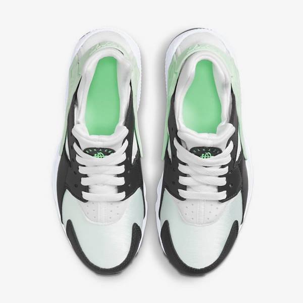 Nike Huarache Run Older Sneakers Kinderen Wit Mintgroen | NK532LBC