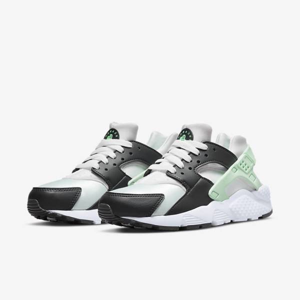 Nike Huarache Run Older Sneakers Kinderen Wit Mintgroen | NK532LBC