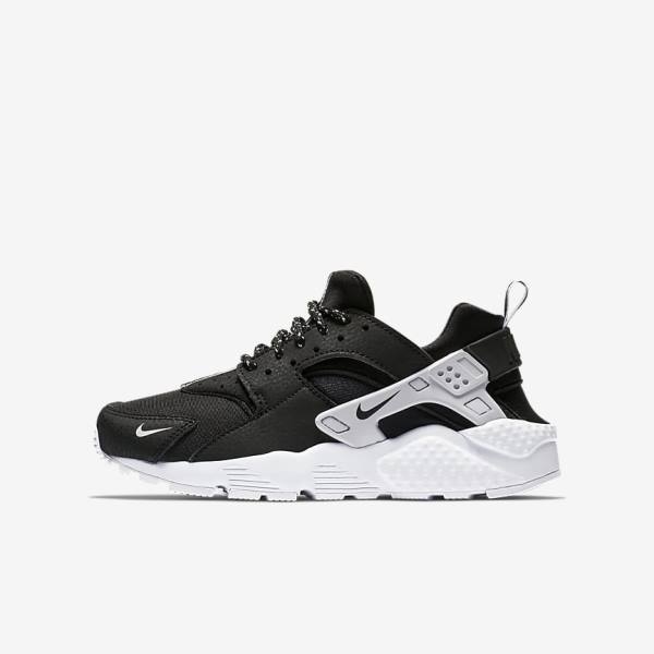 Nike Huarache SE Older Sneakers Kinderen Zwart Wit | NK037XFB