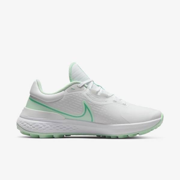 Nike Infinity Pro 2 Golfschoenen Heren Wit Turquoise Mintgroen | NK426IMT