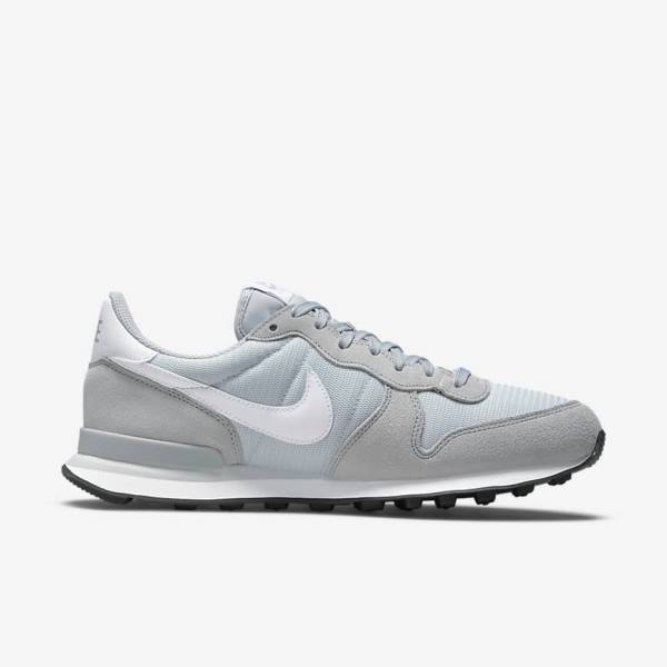 Nike Internationalist Sneakers Dames Grijs Platina Zwart Wit | NK273HUJ