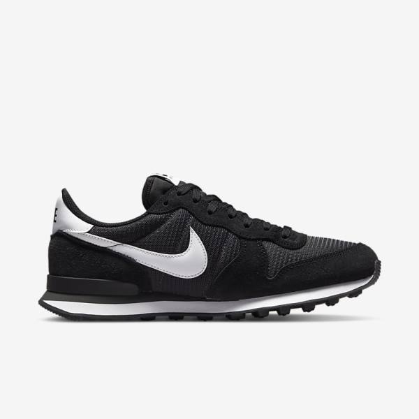 Nike Internationalist Sneakers Dames Zwart Donkergrijs Wit | NK385TOF