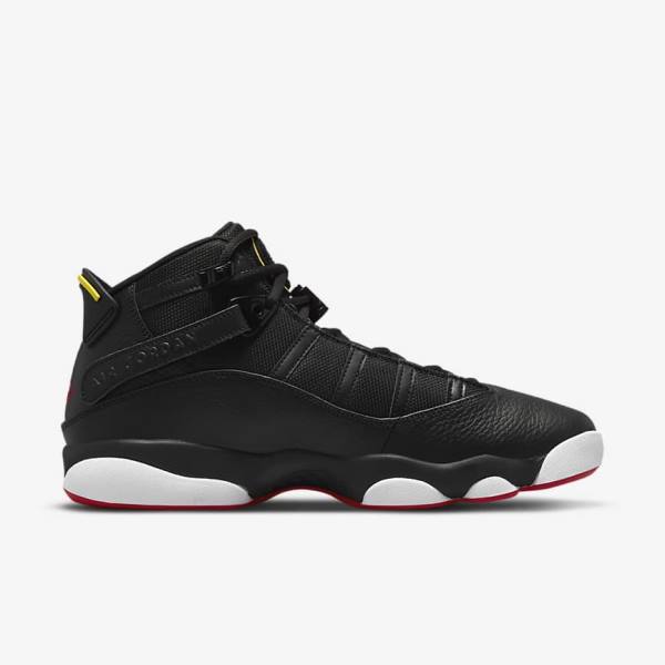 Nike Jordan 6 Rings Jordan Schoenen Heren Zwart Wit Geel Rood | NK457DRE