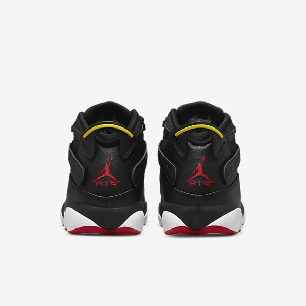 Nike Jordan 6 Rings Jordan Schoenen Heren Zwart Wit Geel Rood | NK457DRE