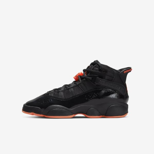 Nike Jordan 6 Rings Older Jordan Schoenen Kinderen Zwart | NK327OWA