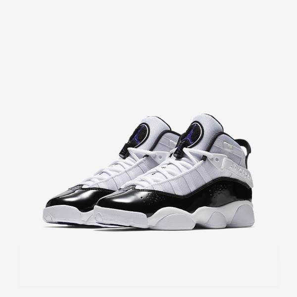 Nike Jordan 6 Rings Older Jordan Schoenen Kinderen Wit Zwart | NK485XAS